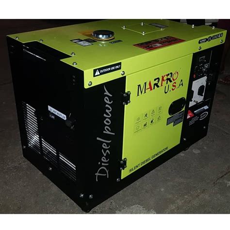 MARPRO USA DIESEL 10KVA GENERATOR .